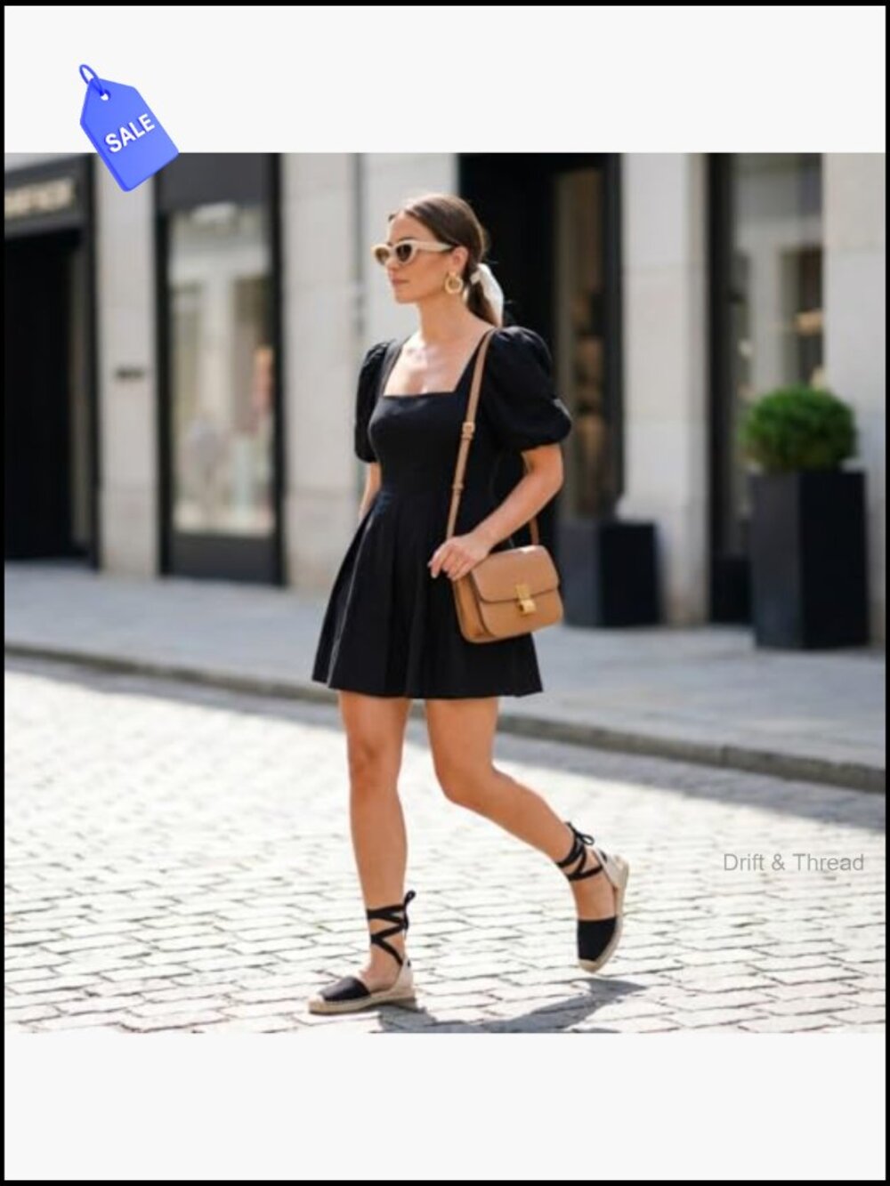 Closed Toe Wedge Sandal with Elastic Ankle Strap, Jute Wrapped Sole Espadrille - Picture 6 of 7